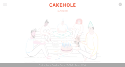 Desktop Screenshot of cakeholelondon.com